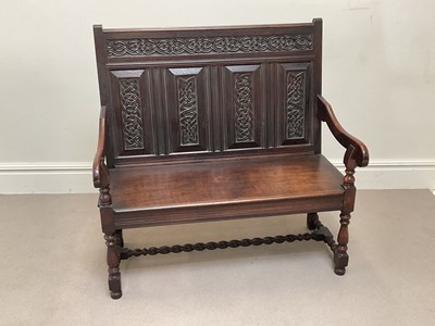 Lot 2000 - MACCLESFIELD SCHOOL OF CARVING; an early 20th...