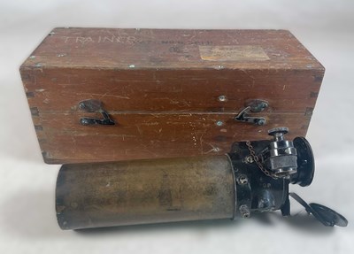Lot 201 - A WWII British military monocular gun sight,...