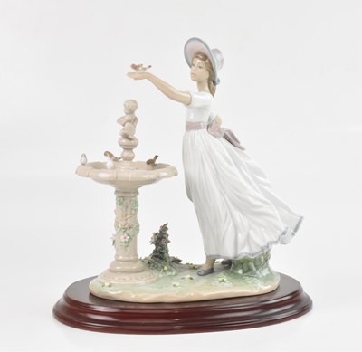 Lot 1214 - LLADRO; a ceramic figure ‘Spring Joy’, No...