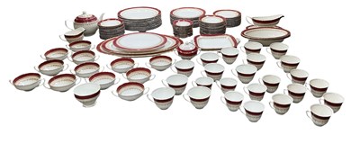 Lot 646 - ROYAL WORCESTER; an extensive tea and dinner...