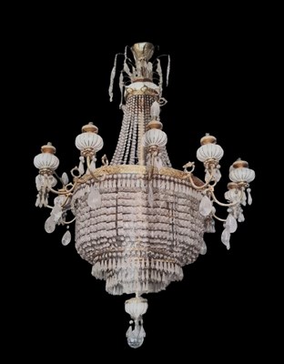 Lot 132 - A large modern gilt metal, gilt heightened...
