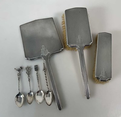 Lot 604 - J W BENSON; a George V hallmarked silver Art...