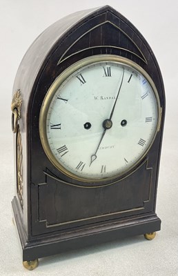 Lot 230 - W RANDALL, NEWBURY; a late George III twin...