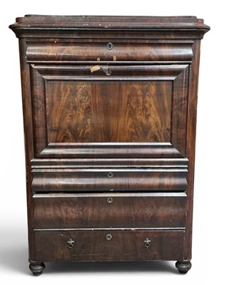 Lot 13 - A large 18th/19th century French mahogany...