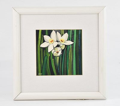 Lot 1488 - JEAN HOBSON; watercolour and ink, 'Wild...