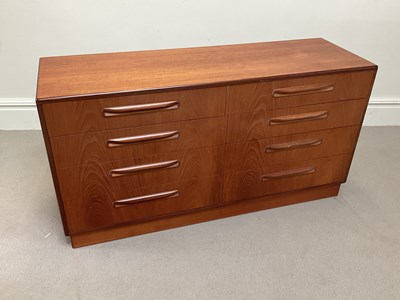 Lot 2112 - G PLAN; a chest of eight drawers, height 72cm,...