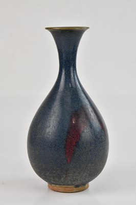 Lot 1015 - A Chinese Jun kiln blue glaze porcelain vase...