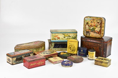 Lot 2232 - A collection of vintage advertising tins...