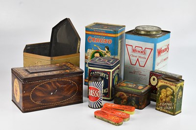 Lot 2233 - A collection of vintage advertising tins...