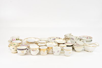Lot 1305 - A collection of 18th century and later teacups,...