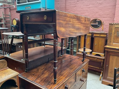Lot 2058 - A 19th century mahogany single drawer...