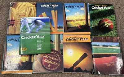 Lot 492 - A collection of ten Benson and Hedges Cricket...