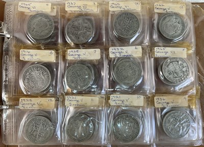 Lot 530 - Two George V crowns, both dated 1935, together...