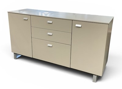 Lot 51 - CARRÉ; a modern contemporary grey painted...