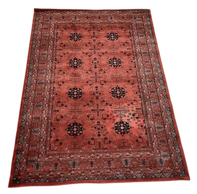 Lot 126 - A modern red ground John Lewis Red/Royal...
