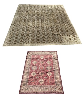 Lot 124 - RIVIERE RUGS; a modern hand knotted wool, silk...