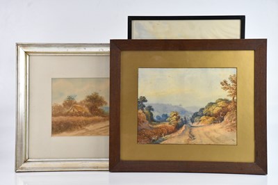 Lot 1500 - HARDY REES; watercolour, rural landscape,...
