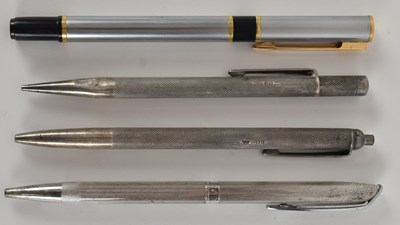 Lot 415 - Two Elizabeth II hallmarked silver propelling...