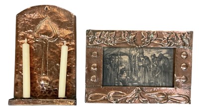 Lot 584 - AFTER FREDERICK HOLLYER; a black and white...
