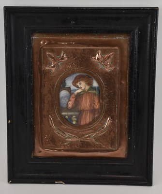 Lot 283 - An early 20th century Arts and Crafts copper...