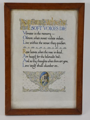 Lot 293 - An early 20th century framed watercolour...