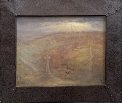 Lot 257 - FRIEDA M BUTTON; an early 20th century oil on...
