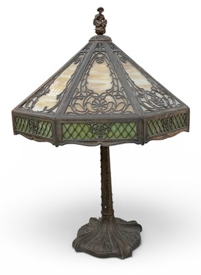 Lot 143 - IN THE STYLE OF BRADLEY & HUBBARD; an early...