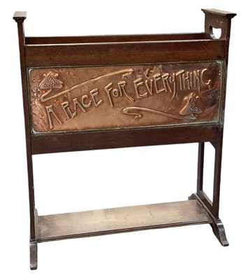Lot 52 - An early 20th century Arts and Crafts oak...