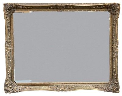 Lot 80 - A large modern rectangular gilt framed...