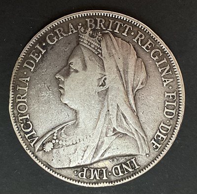 Lot 551 - A Victoria crown, 1900, old head.
