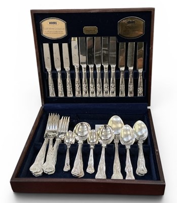 Lot 1071 - VINER'S LTD; a modern cased silver plated...