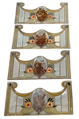 Lot 375 - A set of four early 20th century Art Nouveau...
