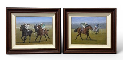 Lot 304 - JOHN BRIAN EVANSON; a modern oil on canvas,...