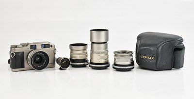 Lot CONTAX; a G1 35mm rangefinder film camera...