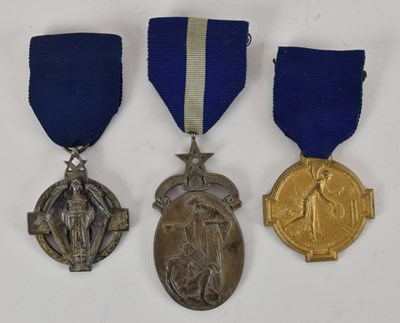 Lot 1162 - MASONIC INTEREST; three hallmarked silver...