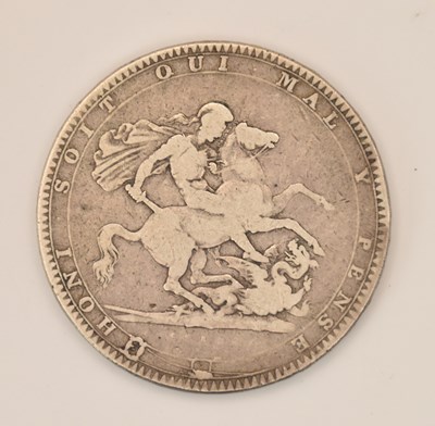 Lot 1657 - A George III silver crown, 1818, LIX.