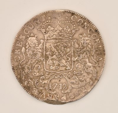 Lot 1654 - A 1742 Dutch 'Silver Rider' or 'Ducatoon'.