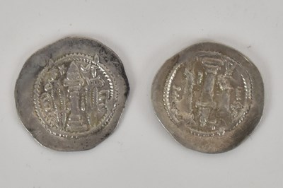Lot 1633 - Two silver drachm from the reign of King...