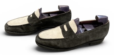 Lot 567 - JOHN LOBB; a pair of gentleman's black and...