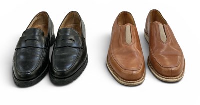 Lot 561 - JOHN LOBB; a pair of gentleman's tan leather...