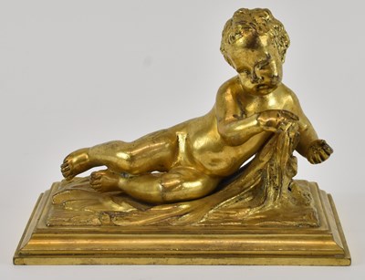 Lot 759 - A good late 19th century French gilt bronze...