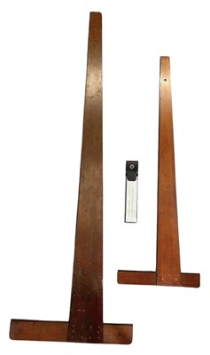 Lot 447 - Two early 20th century architect's rulers, 163...
