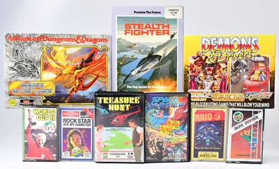 Lot 430 - COMMODORE 64; a collection of game cassettes,...