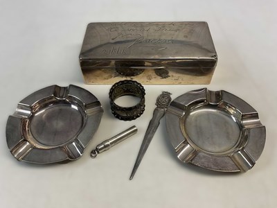 Lot 598 - A & J ZIMMERMAN LTD; a George V hallmarked...