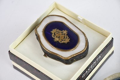 Lot 2259 - A late 19th/early 20th century brass, leather,...