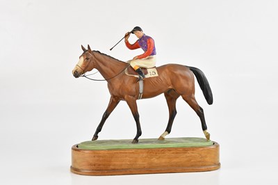 Lot 1261 - ROYAL WORCESTER; a rare model, 'The Winner',...
