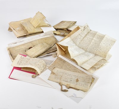 Lot 498 - A collection of Elizabethan and later vellum...