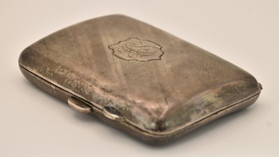 Lot 1161 - A George VI hallmarked silver breast pocket...