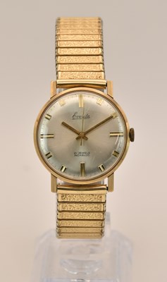 Lot 1679 - EVERITE; a gentleman's 9ct gold cased...
