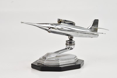 Lot 1413 - An Art Deco style novelty chrome table lighter...